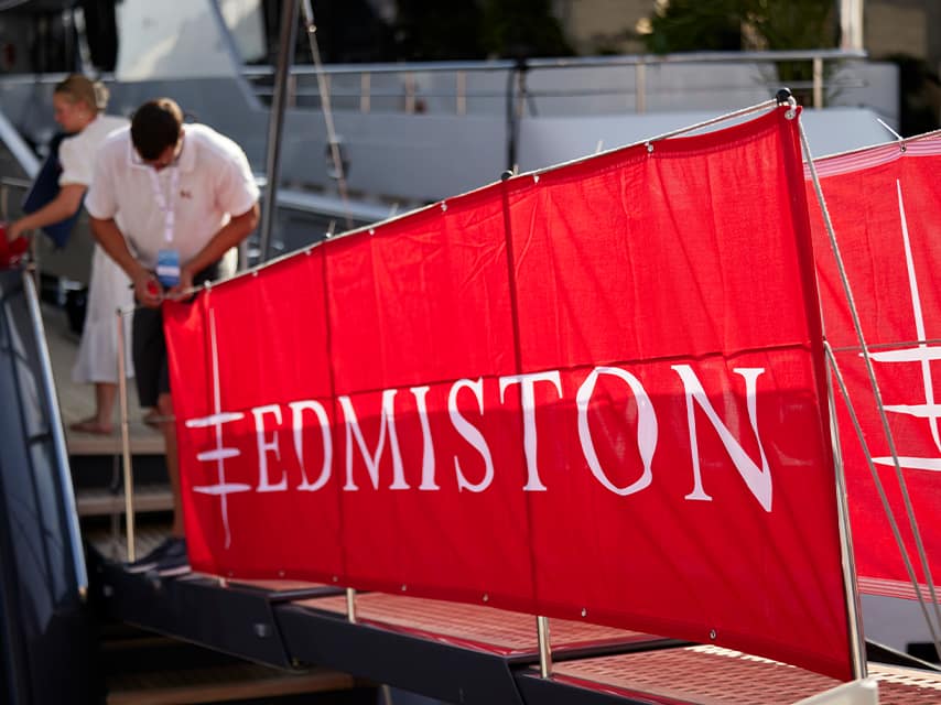 With the Miami International Boat Show dates announced, the Edmiston banners are raised, our team ready to assist VIP clients.