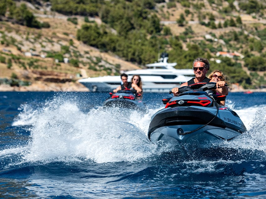 With an Edmiston yacht hire, Mediterranean waters become a playgoound with jetskiing included, as well as luxury amenities, water toys, and unforgettable sea experiences.