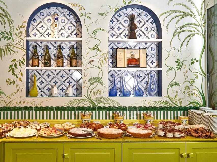 Indulge in Da Paolino’s room of desserts at one of Europe’s top restaurants on your Italy private yacht charter.