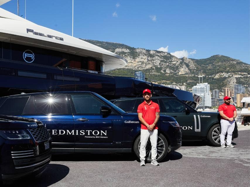 Exclusive Range Rover transfers by Edmiston ensure a first-class Monaco yacht experience from arrival to show.