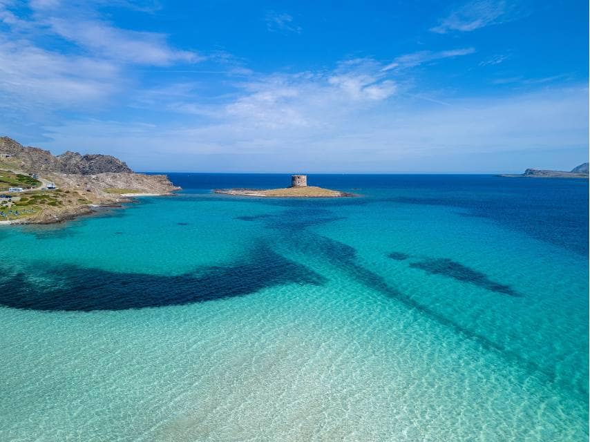 Shallow turquoise waters and soft sand make La Pelosa a standout among remote beaches in Europe.
