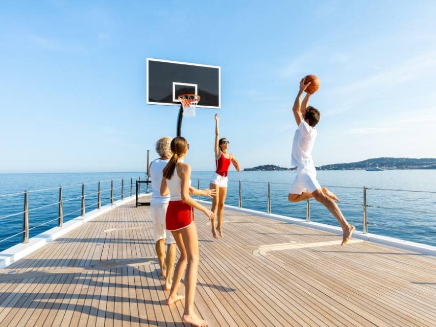 Lady S Basket Ball court