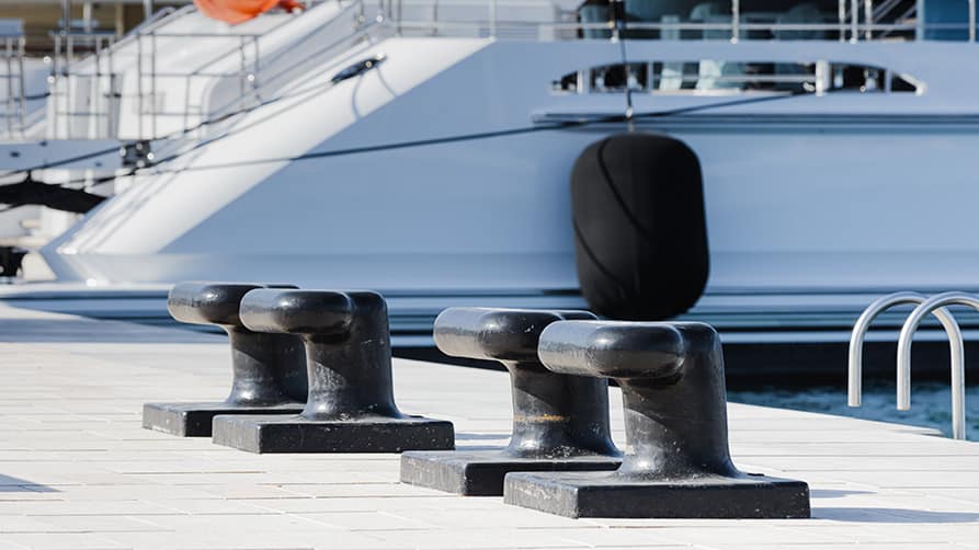 Superyahct moored where you buy yacht berths at a marina