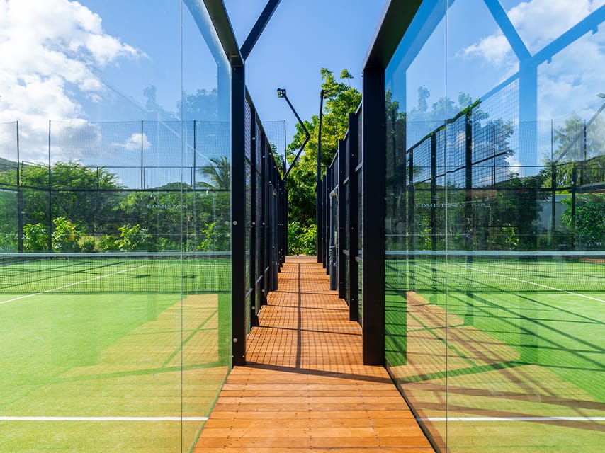 Le domaine padel, padel courts