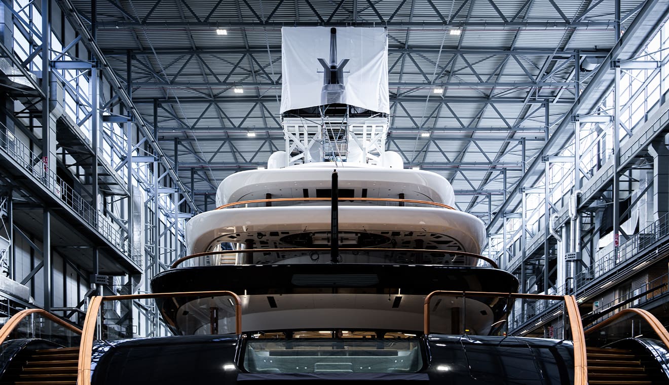Custom-built Breakthrough superyacht