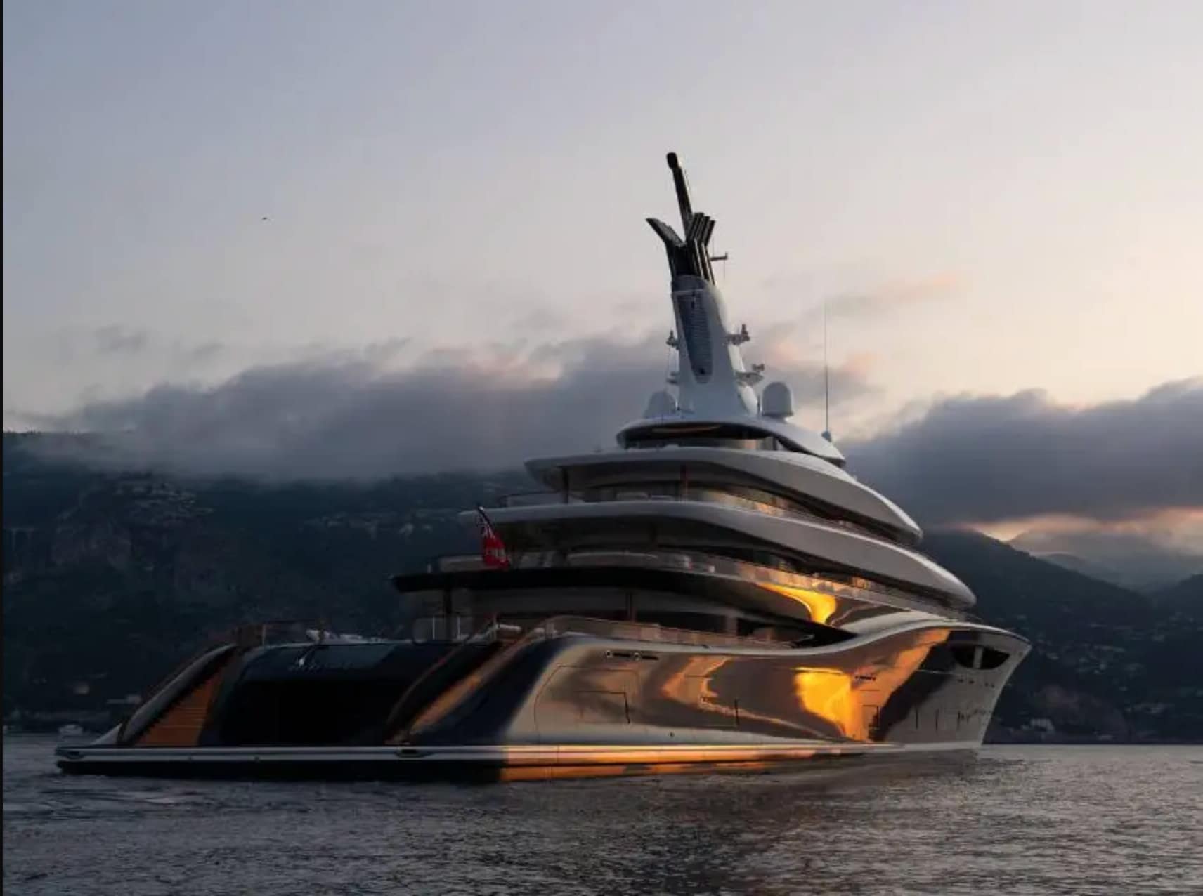BREAKTHROUGH yacht glides through the water, demonstrating current trends in yacht design 2026 and luxury construction techniques.