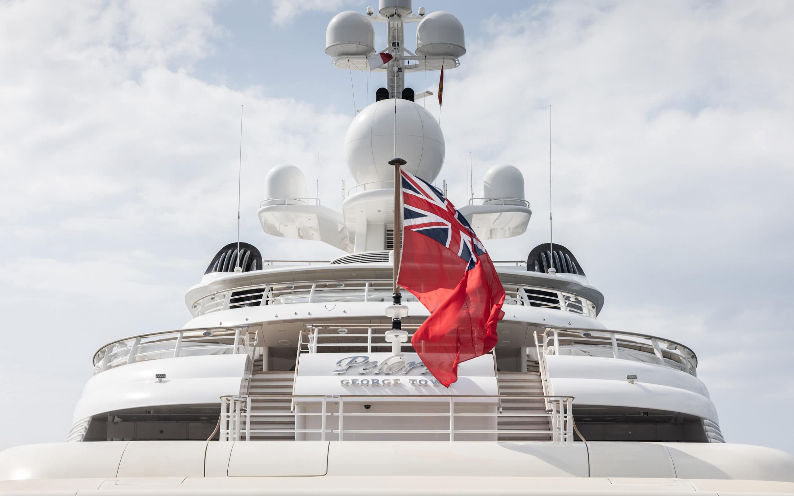 pelorus yacht from the back