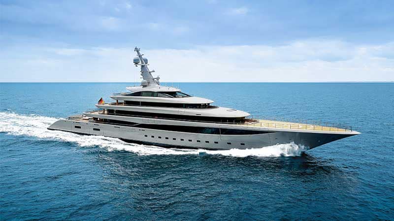 Newly delivered 102m Lürssen NIXIE now available exclusively for charter with Edmiston