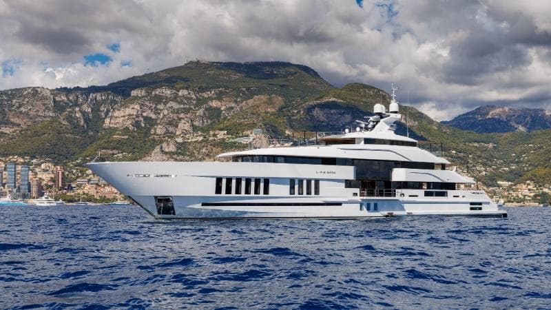 LIFE SAGA: 65m Admiral yacht available for charter 