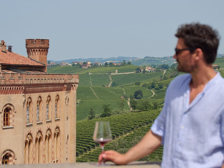 Wine tasting in a historic setting