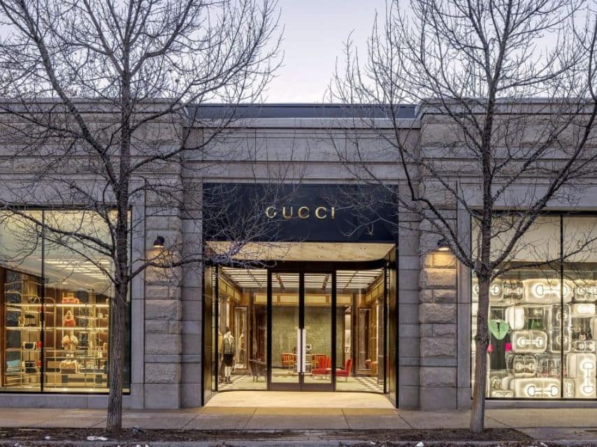 Luxury shopping in Aspen, Gucci