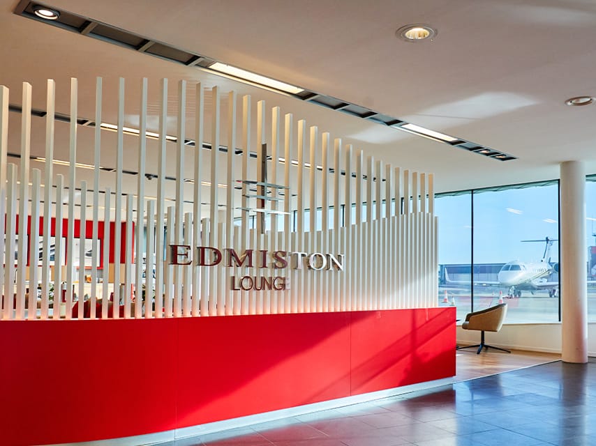 The Edmiston Lounge at Farnborough airport