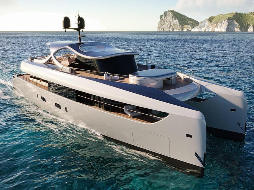 The first-ever electric catamaran, SOLSEA, by designer Yves Behar, will showcase at the Boat Design and Innovation Awards.