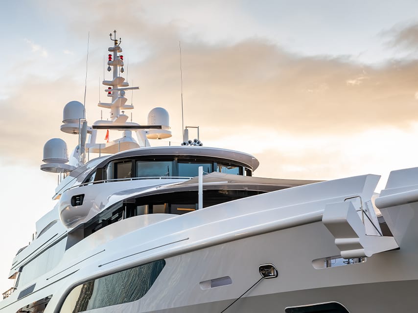 Edmiston luxury vessel with cutting-edge technologies arrives at the Superyacht Design Festival in Kitzbühel, Austria.