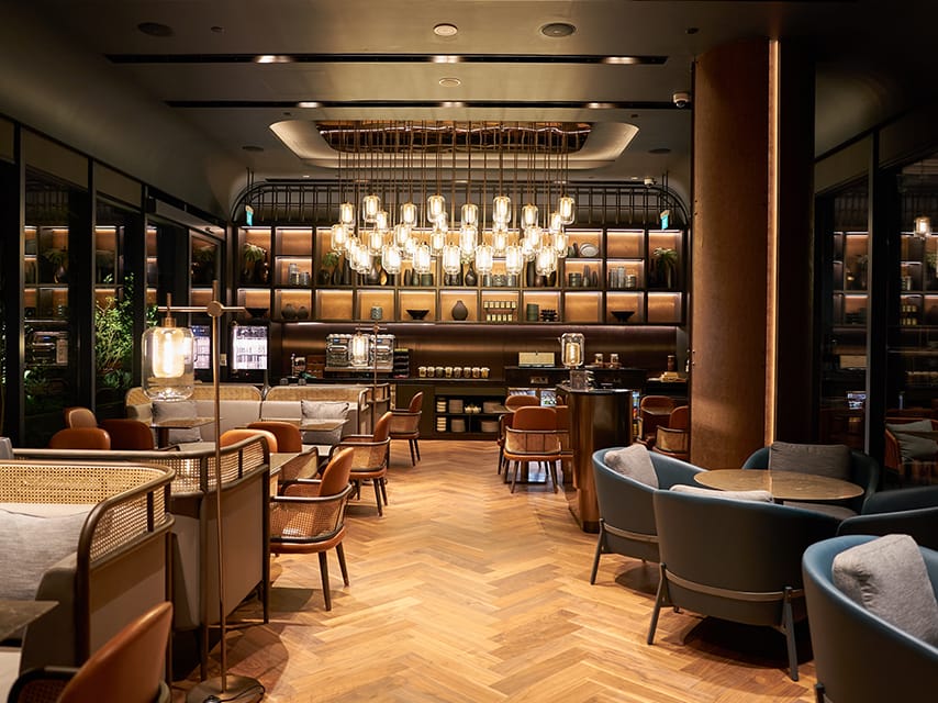 Enjoy some of the world's best hospitality, such as this elegant fine dining restaurant, during the Singapore Yachting Festival 2025.