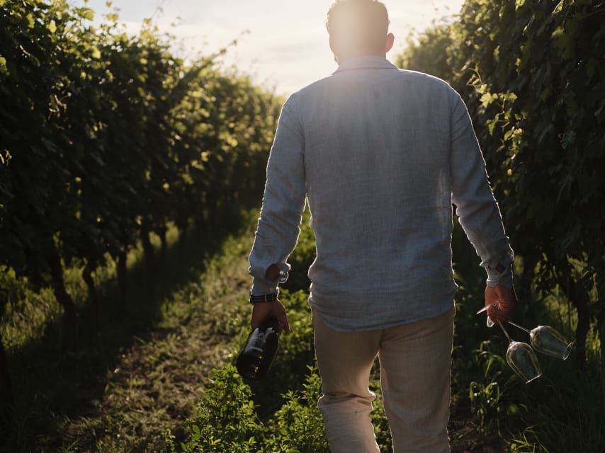Savour Cinque Terre wines overlooking the sea while enjoying your extended yacht charter, Rome adventure.