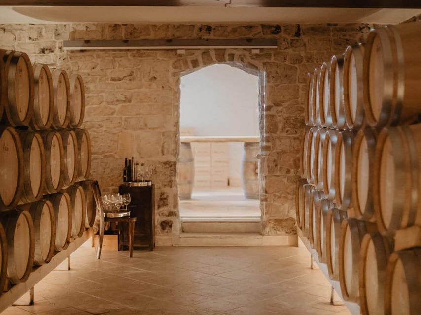 Bibich Winery wine casks and tasting room, rivalling the best wineries in Istria, is a refined stop on a private yacht charter Croatia journey.