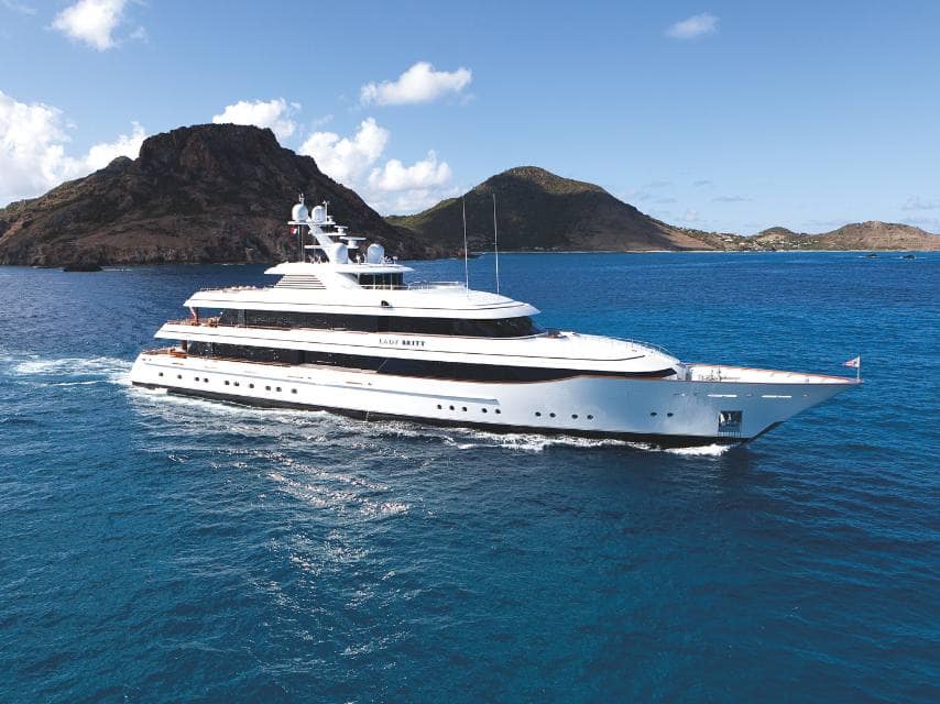 LADY BRITT is the perfect superyacht for a luxury Greek island hopping itinerary, 14 days cruising the Cyclades in style.