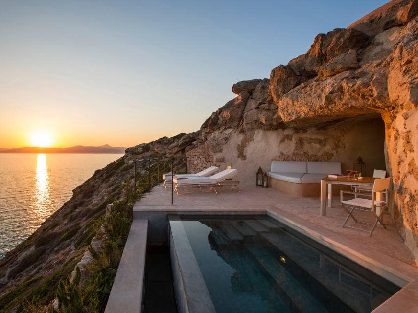 Cap Rocat’s sunset views and spa luxury elevate your exclusive yacht excursion in the Balearic Islands.
