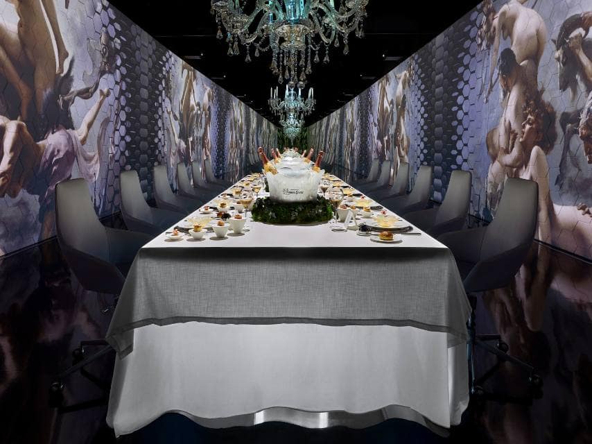 Sublimotion’s table is set for a 20-course journey — the ultimate expression of Ibiza luxury dining.