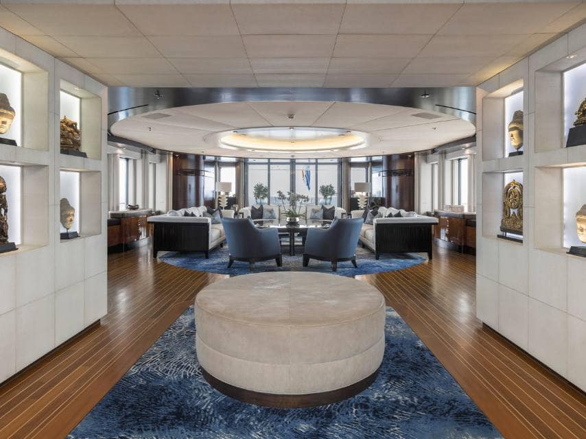 DREAM YAcht main salon interior