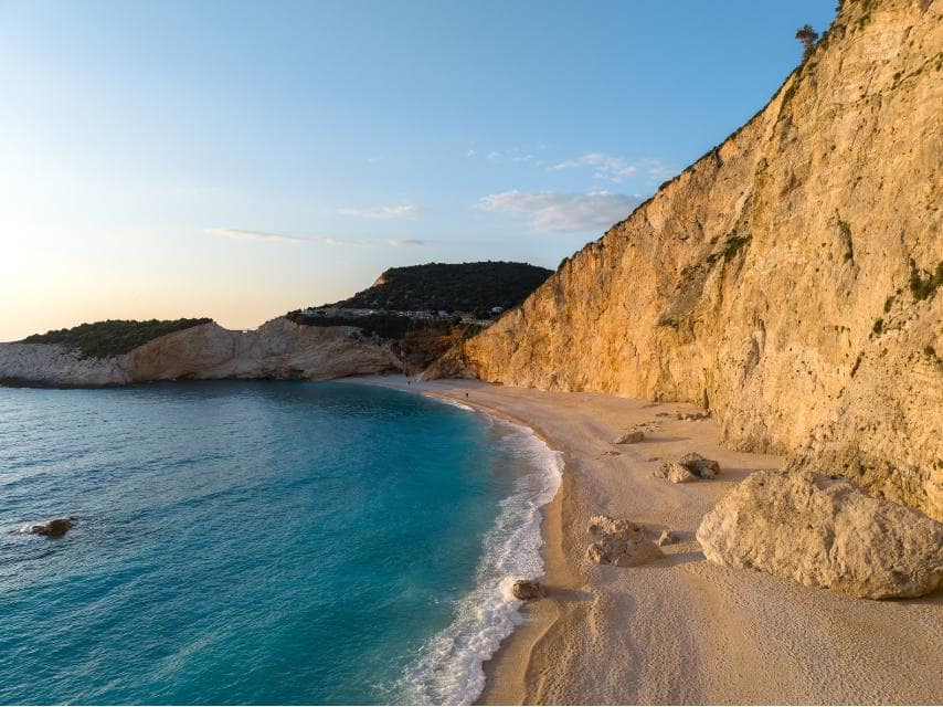 Discover Porto Katsiki in the Ionian Islands, a cliffside haven and one of the most beautiful beaches in Greece