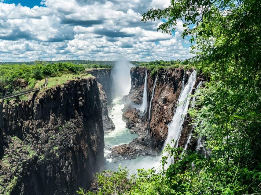Explore Middleham Falls on a scenic dominica waitukubuli national trail hike during a caribbean superyacht charter.