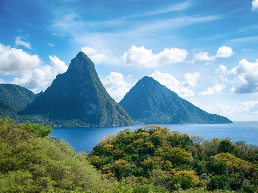 Caribbean Volcanic hills