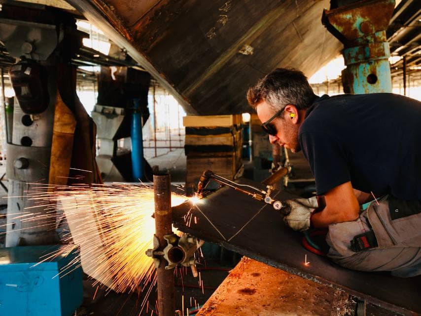 Yacht Refit in progress