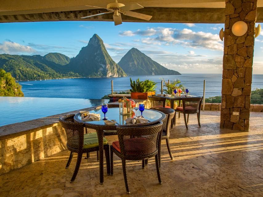Jade Mountain Restaurant, St Lucia