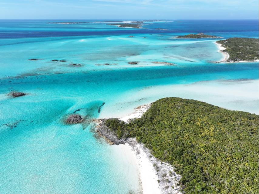 Bahamas islands, crystal clear waters