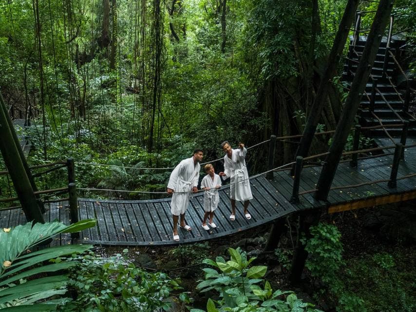 Caribbean spa destinations like Sugar Beach spa, St. Lucia, offer serene rainforest paths, creating a perfect blend of nature, luxury and wellness.