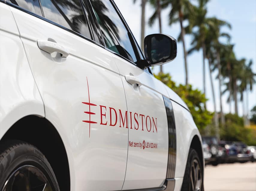The West Palm Beach Boat Show location transfers are effortless with Edmiston’s private luxury car service for guests.