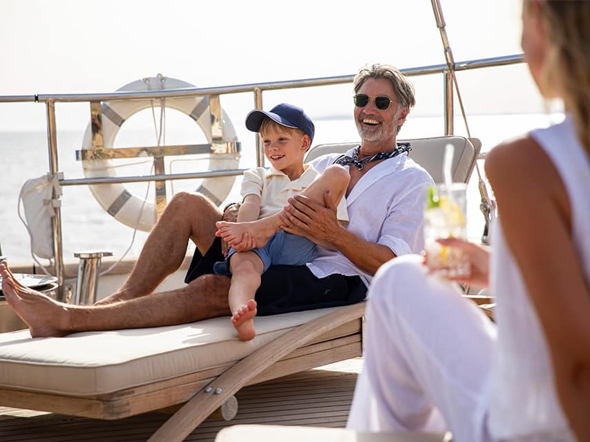 PERSEUS family yacht charter