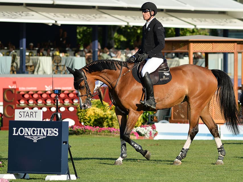 2026 most anticipated events include the Longines Global Champions Tour, where horse and rider are poised at the start line.