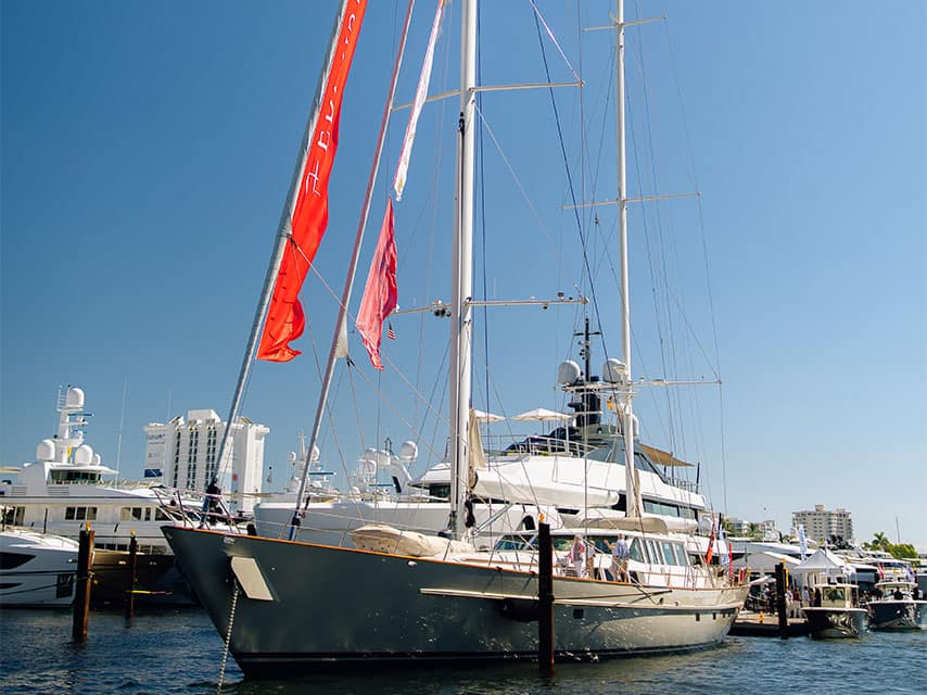 Exhibit your yacht at FLIBS with Edmiston