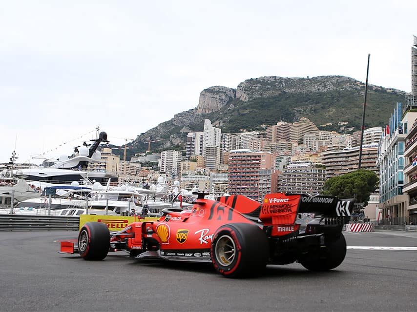 Monaco grand prix from a yacht allows guests to view race cars and high end events directly from a trackside berth.