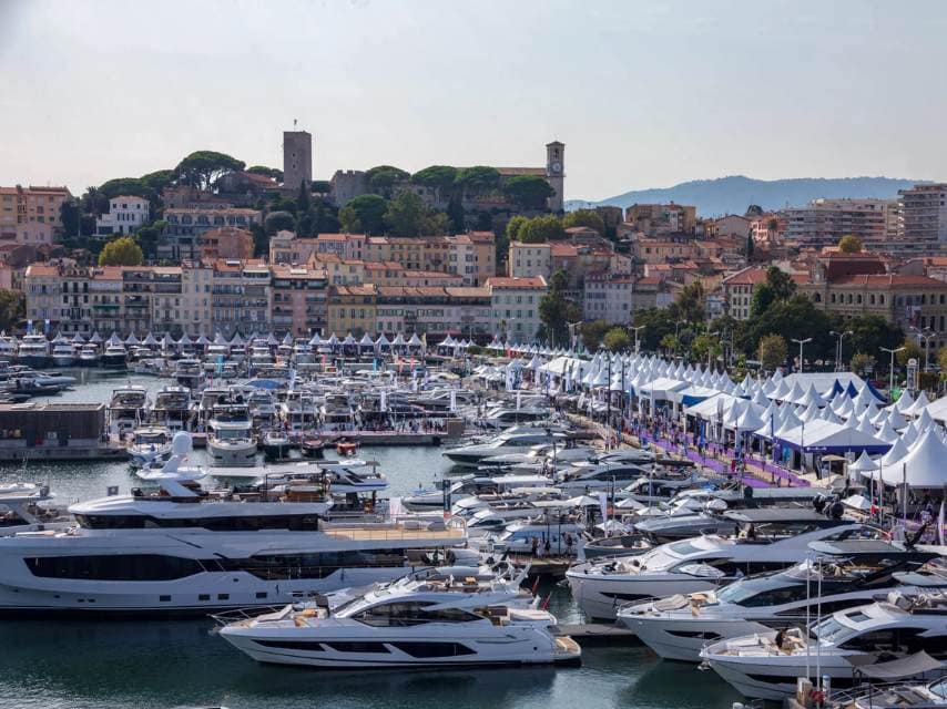 Cannes Yachting Festival marina