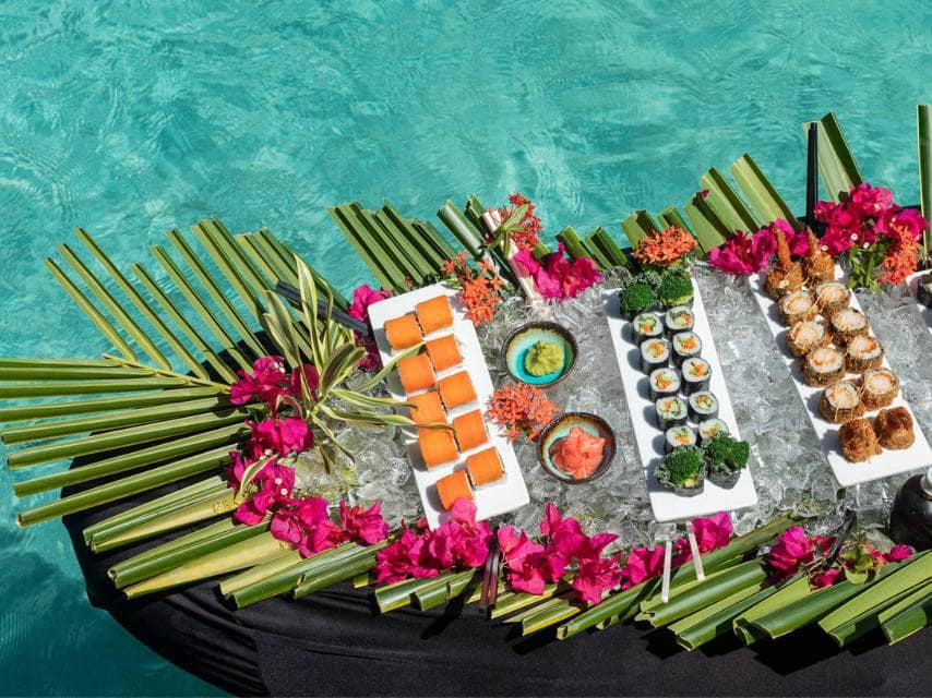 Private Sushi Bar on Nectar Island