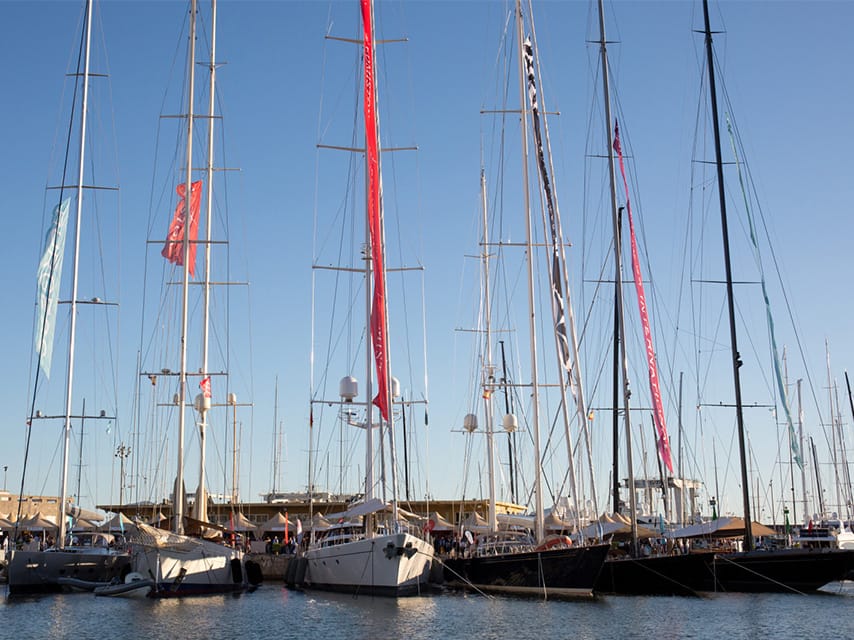 Edmiston Fleet Line Up at Palma