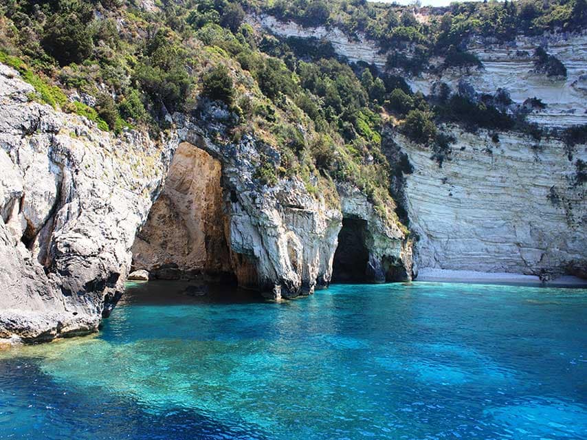 Paxos Blue Caves