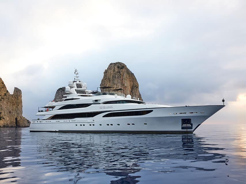 SILVER ANGEL luxury superyacht with Edmiston