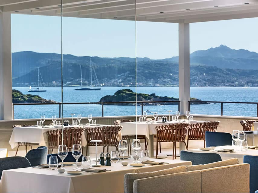 7Pines restaurant Sardinia