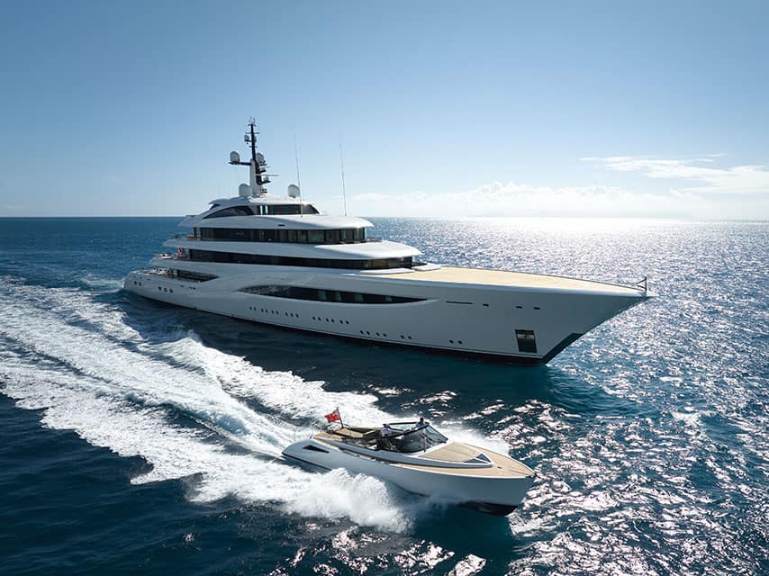 SOPHIA superyacht in the Med