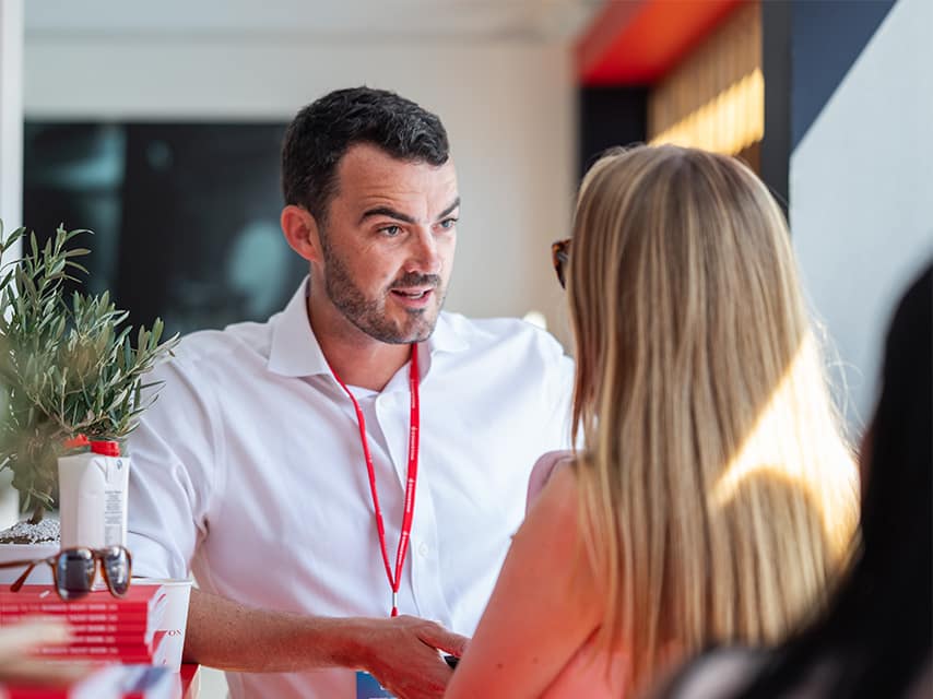 Edmiston Brokers interacting at Monaco Yacht Show