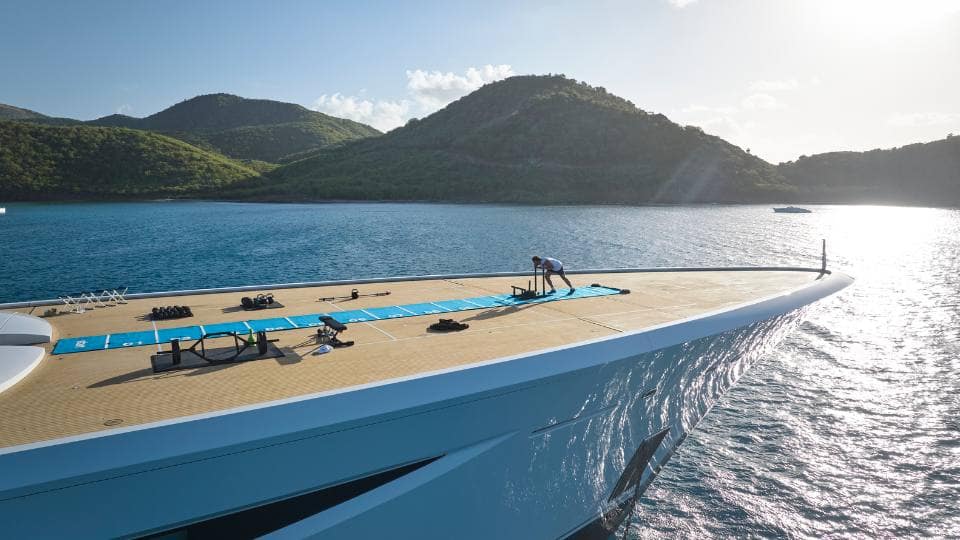 Yacht fitness & wellness charters: Explore yoga, gyms, spas and holistic health on a luxury private yacht retreat