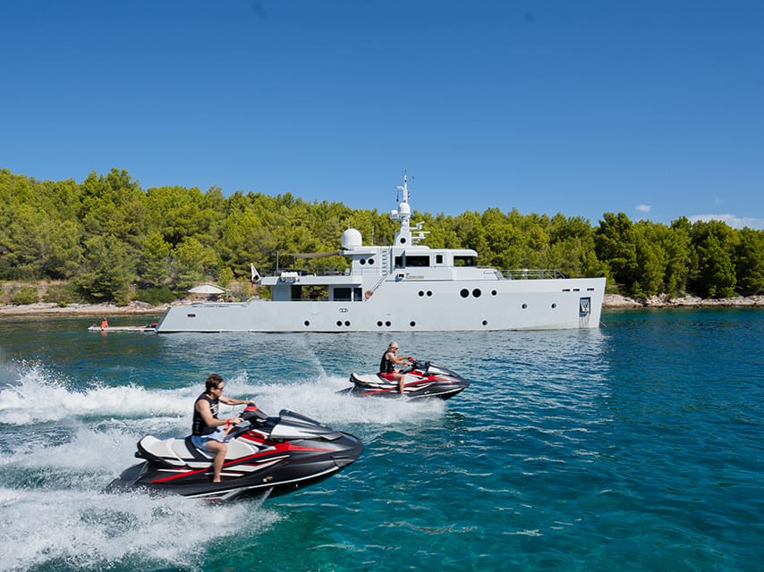 Edmiston's Preference 19 superyacht at the MYBA yacht show