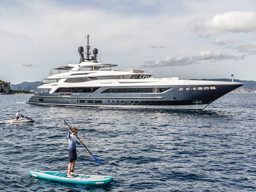 Edmiston's Severin*s yacht at the MYBA charter show