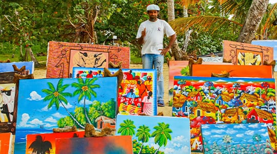 Explore the vibrant art communities of Aruba during your Caribbean yacht charter.