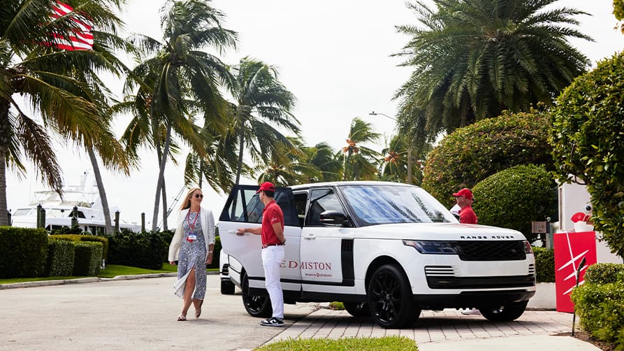 VIP chauffeur service with Edmiston, at the Cannes International Boat Show.